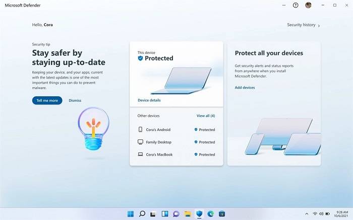 آنتی ویروس Microsoft Defender Preview برای ویندوز و اندروید