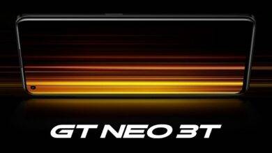 تایید رونمایی از Realme GT Neo 3T