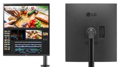 مانیتور LG Ergo DualUp با نسبت تصویر 16:18 عرضه شد