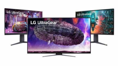 اولین مانیتور خمیده OLED