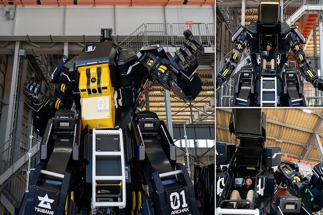 ژاپنی ها ربات تبدیل‌شونده به ماشین درست کردند!